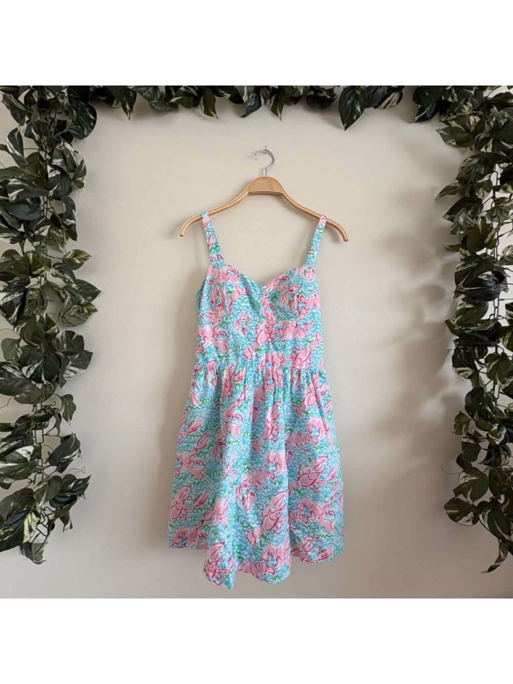 Lilly Pulitzer Ardleigh Sleeveless Mini Dress Lobstah Roll Women’s Size 10